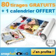SNAPFISH : Pour Noël 80 tirages photos gratuits + 1 calendrier pêle-mêle gratuit