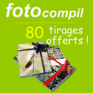 FOTOCOMPIL : 80 tirages photo gratuits pour toute première commande