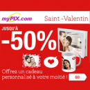 MYPIX : Jusqu’à 50% de réduction spéciale Saint valentin