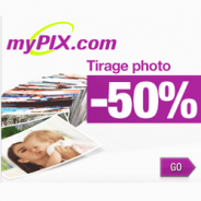 MYPIX : Réduction de 50% sur le tirage photo