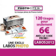 EXCLUSIVITE LABOS PHOTO : 120 tirages photo pour 6 euros !