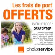 SERVICE PHOTO ORANGE : Frais de port gratuits !