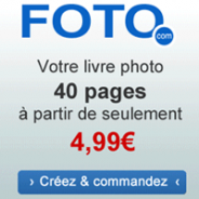 FOTO : Livre photo de 40 pages à partir de 4,99 euros seulement