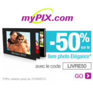 MYPIX : 50% de remise immédiate sur votre livre photo Elégance