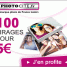 100 tirages photos pour seulement 5€ !